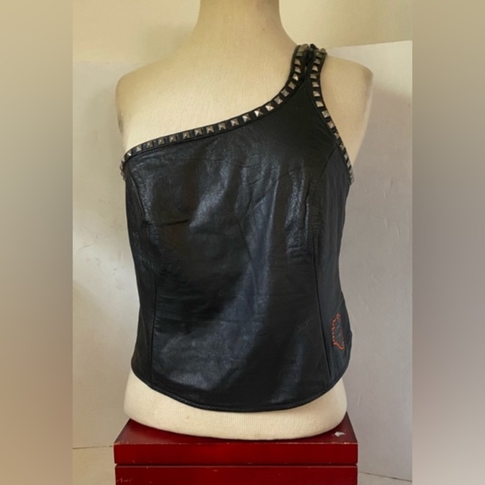 Harley Davidson Split Single Strap Leather Halter - image 4